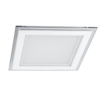 Светильник светодиодный встраиваемый квадратный AL2111, 12W, 960Lm, 4000K, белый  27854  FERON
