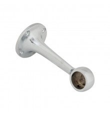 Крепление трубы к стене торцевое усиленное, хром (1 шт) - пакет   127439  Tech-KREP