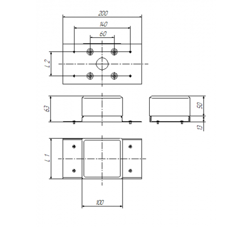 Светильник светодиодный архитектурный  MOONWALK LED (120х180) 5W RED WH  1866000150  Световые Технологии