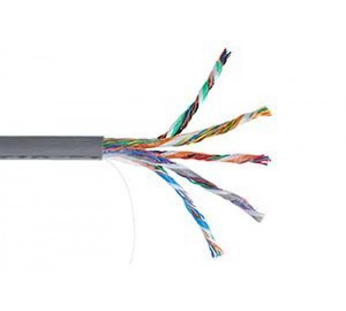 Кабель связи витая пара F/UTP, кат.5E 25х2х24AWG solid, PVC, 500м, серый  LC1-C5E25-311  ITK
