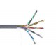 Кабель связи витая пара F/UTP, кат.5E 25х2х24AWG solid, PVC, 500м, серый  LC1-C5E25-311  ITK