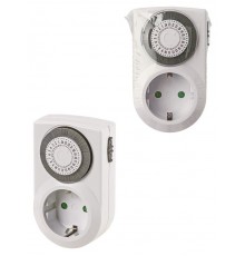 Таймер розеточный ТРМ-Н-01-30мин/24ч-10А (суточный) упак.-термоусад.пленка "Народный"  SQ1506-0101  TDM