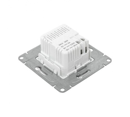 Механизм розетки USB-C - 2шт, белый Эпика EKF  UP1-SOW-2USBC  EKF