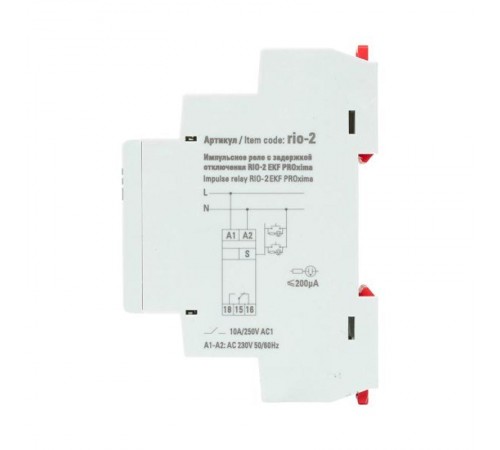 Импульсное реле с задержкой отключения RIO-2 EKF PROxima  rio-2  EKF