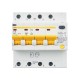 Выключатель автоматический дифференциального тока АД14 4п 6А C 10мА тип AC (5 мод)  MAD10-4-006-C-010  IEK