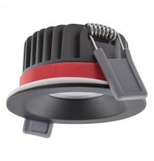 Светильник светодиодный ДВО-8Вт 2700K 8(6/4)Вт 640(80/50%)лм IP65/20 CRI90 управляемый огнеупорный черный SPOT    4099854000027  LEDVANCE