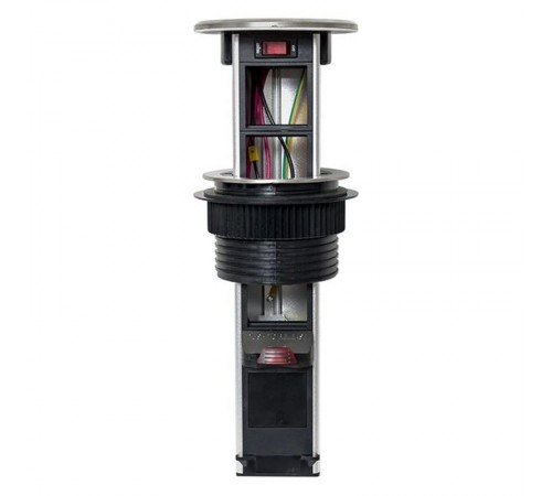 Встраиваемая мини-колонна, 8 модулей=4 поста C-Line выдвижная   cl-vmk-8-s  EKF