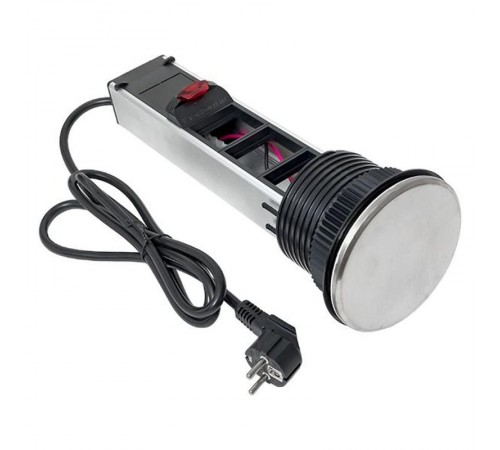 Встраиваемая мини-колонна, 8 модулей=4 поста C-Line выдвижная   cl-vmk-8-s  EKF