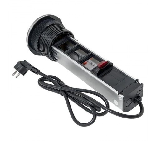 Встраиваемая мини-колонна, 8 модулей=4 поста C-Line выдвижная   cl-vmk-8-s  EKF