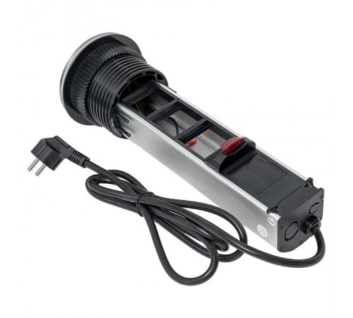 Встраиваемая мини-колонна, 8 модулей=4 поста C-Line выдвижная   cl-vmk-8-s  EKF