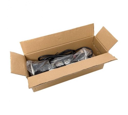 Встраиваемая мини-колонна, 8 модулей=4 поста C-Line выдвижная   cl-vmk-8-s  EKF