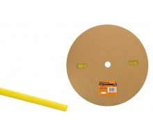 Термоусаживаемая трубка ТУТнг 6/3 желтая (100 м/ролл)   SQ0518-0002  TDM