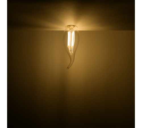 Лампа светодиодная филаментная E14 11W 2700К прозрачная  104801111  Gauss