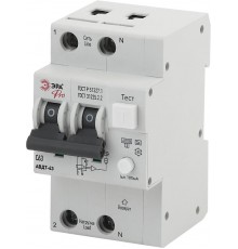 Выключатель автоматический дифференциального тока NO-901-97 АВДТ 63 C63 100мА 1P+N тип A (60 Pro  Б0031847 Pro  ЭРА