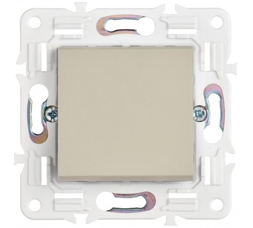 SKANDY Выключатель 1-клавишный кнопоч. 10А SK-V14B бежевый  SK-V17-0-10-K10  IEK
