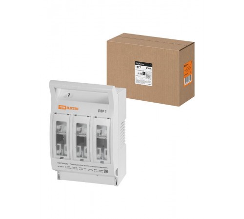 Предохранитель-выключатель-разъединитель ПВР 1, 3П, 250 A  SQ0726-0202  TDM