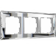 W0031220/ Электроустановочные изделия - Рамка на 3 поста (зеркальный) a051019 Werkel