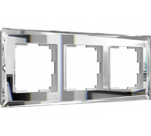 W0031220/ Электроустановочные изделия - Рамка на 3 поста (зеркальный) a051019 Werkel