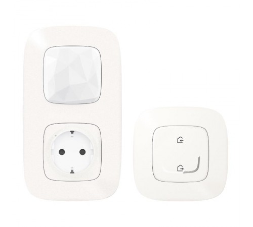 Пакет Умный стартовый Valena Allure(шлюз WiFi+розетка Умн. с/з 16А 230В+главн.беспроводн.выкл. "Я дома/Я вне дома") жемчуж. Netatmo  752996  Legrand