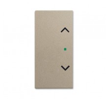 SRB-2-93 Клавиша двойная free@home, жалюзи, Basic 55, цвет шампань  6220-0-0659   2CKA006220A0659  ABB