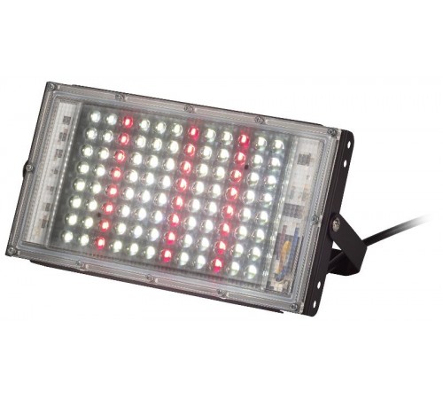 Фитопрожектор для растений светодиодный FITO-80W-Ra90-LED-Y полного спектра  Б0057284  ЭРА