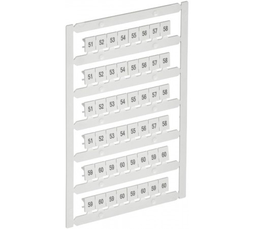 ARMAFIX Маркер для CTS 6мм2/CP 10мм2 "51-60"   AF-CT10D-M-006-06  IEK (ИЭК)