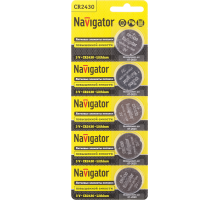 Элемент питания 94 781 NBT-CR2430-BP5 94781 Navigator