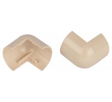 Внешний угол  OC-KK-30-13-B для полукруглого кабель-канала бежевый 30х13мм 2шт/комплект  Б0064925  ЭРА