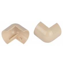 Внешний угол  OC-KK-30-13-B для полукруглого кабель-канала бежевый 30х13мм 2шт/комплект  Б0064925  ЭРА
