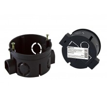 Коробка установочная 68х40 стыковочные узлы, инд. штрихкод с саморезами  SQ1402-0910  TDM