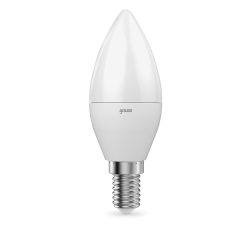 Лампа светодиодная LED 7Вт E14 220В 2700К свеча, диммируемая  103101107-S  Gauss