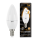 Лампа светодиодная LED 7Вт E14 220В 2700К свеча, диммируемая  103101107-S  Gauss