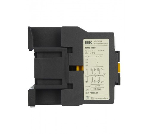Контактор КМИе-11811 18А 230В/АС3 1НЗ  KKME11-018-230-01  GENERICA