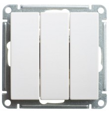W59 Белый Выключатель 3-клавишный 10АХ  VS0510-351-1-86  SE