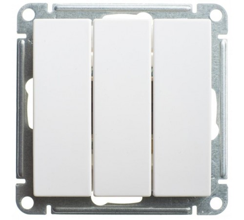 W59 Белый Выключатель 3-клавишный 10АХ  VS0510-351-1-86  SE