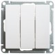 W59 Белый Выключатель 3-клавишный 10АХ  VS0510-351-1-86  SE