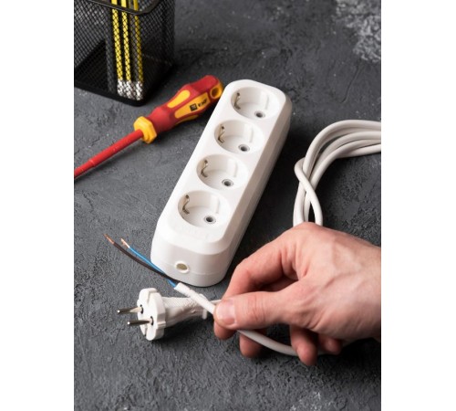 Колодка 4 гн. 16А 3,5кВт с/з Эксперт EKF PROxima  AKB16-4  EKF