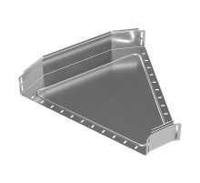 Угол горизонтальный 45 градусов Стандарт INOX (AISI 304) 600х100  PR16.3424  Промрукав