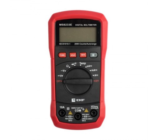 Мультиметр цифровой MS8233E EKF ExpertIn-180701-pm8233EEKF