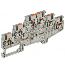 Колодка клеммная CP-ML 3 ур. 2,5мм2 серая  YCT23-00-3-K03-002  IEK