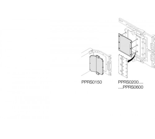 Покрытие резиновое на бок.перег.H=200мм1STQ008583A0000  ABB