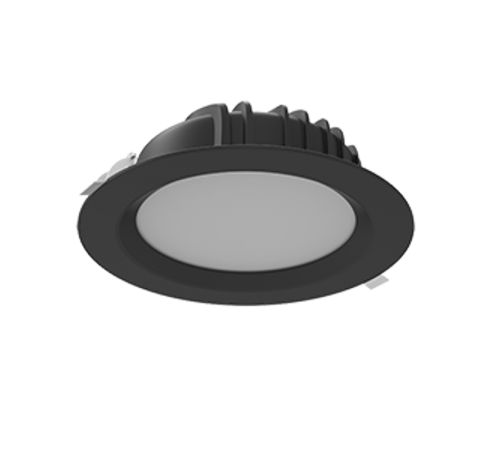 Светильник светодиодный Downlight 230*81мм 40W Tunable White (2700-5700K) IP54/20 RAL9005 черный муар димм.DALI  V1-R0-90084-10D01-44040TW  VARTON