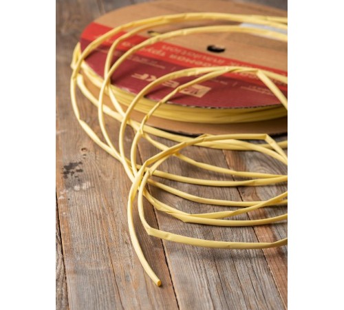 Термоусаживаемая трубка ТУТ нг 6/3 желтая EKF PROxima  tut-6-y  EKF