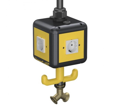 Блок питания VH-4 укомплектованный 140x140x252 мм (черный) (VH-4L 4SD)  6109812  OBO Bettermann