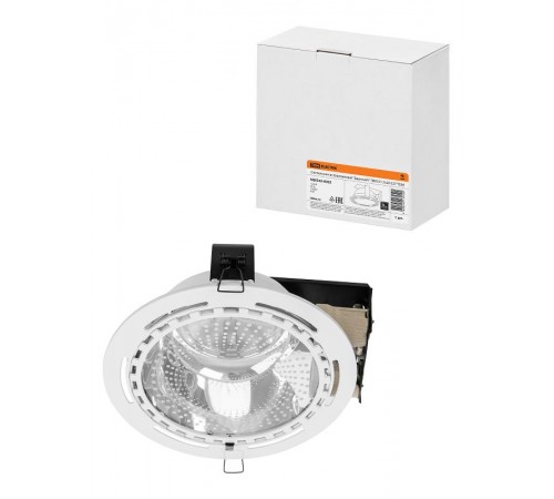 Светильник встраиваемый под лампу ЛВО 01 Downlight 2х20Вт КЛЛ Е27 IP20  SQ0342-0022  TDM