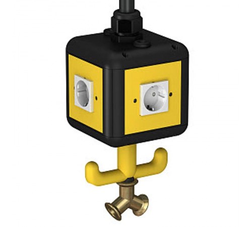 Блок питания VH-4 укомплектованный 140x140x252 мм (черный) (VH-4L 4SD)  6109812  OBO Bettermann