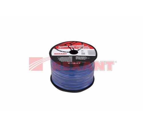 Провод ПГВА REXANT 1х1.00 мм, синий, бухта 100 м  01-6525  REXANT