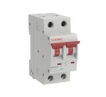 Автоматический выключатель модульный YON max типа MD63S, 4,5кА, 2 полюса, хар-ка D, 40А  MD63S-2PD40  DKC