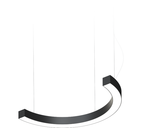 Светильник светодиодный OREOL SEMI FLD/P (2000) 930 BK (bracket+2 fixations)  1813001900  Световые Технологии
