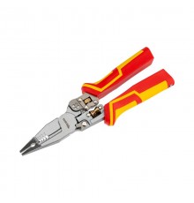 Плоскогубцы многофункциональные диэлектрические с тестером PRO 210мм  KR-12-4656-3  KRANZ